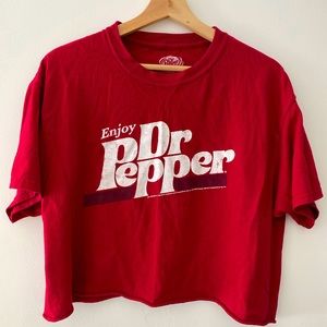 Dr  Pepper Crop T-shirt